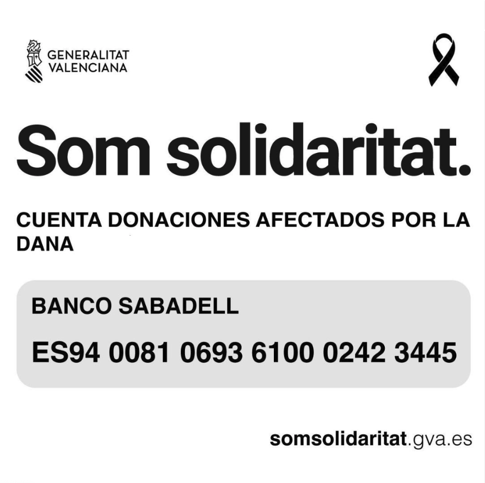 🔴 AYUDA A LOS AFECTADOS POR LA DANA 🔴
